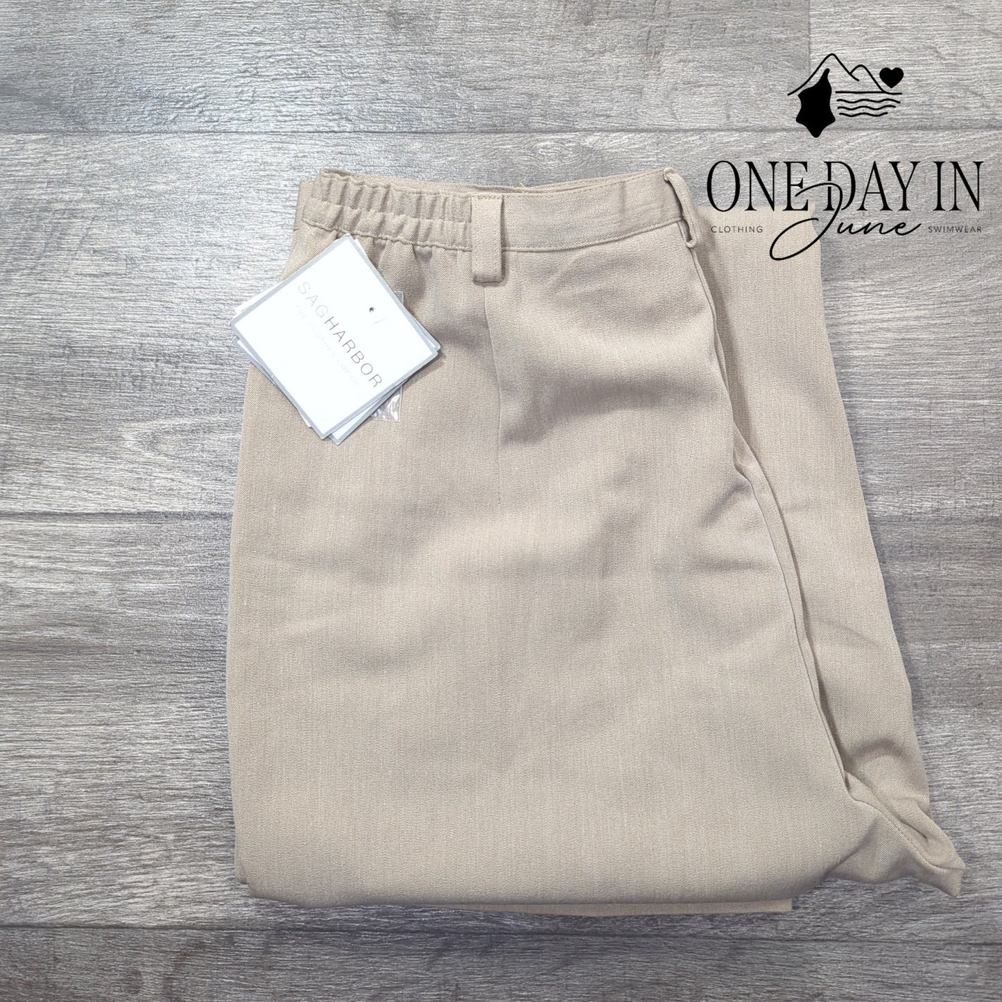 Sag Harbor Comfort Stretch Short Pants Size 14