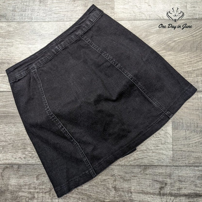 Papaya High Rise Denim Mini Skirt Size S