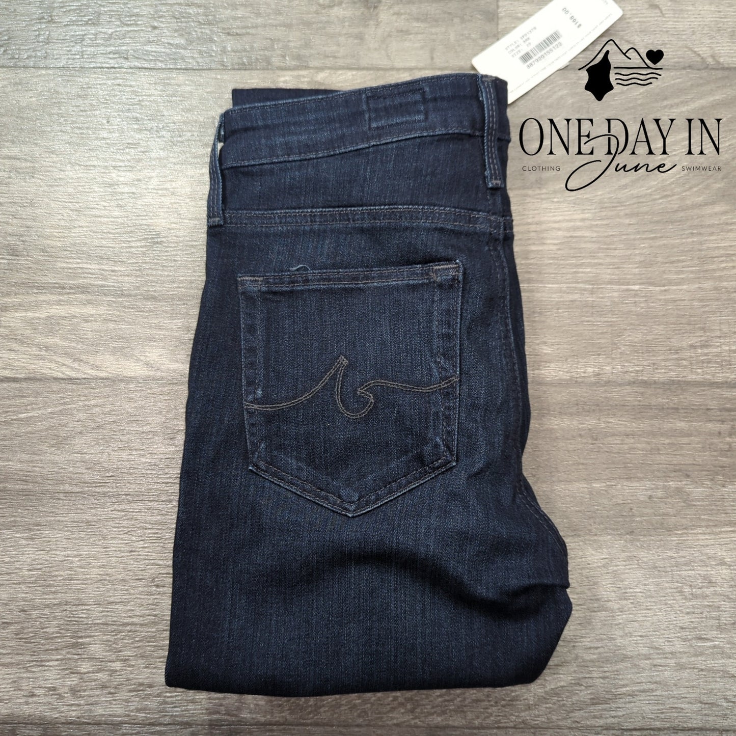 AG Adriano Goldschmied Farrah High Rise Skinny Jeans Dark Wash NWT Size 0 (25)