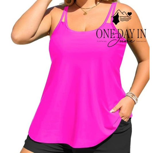 Tempt Me Boyshort Tankini Swimsuit Size XL