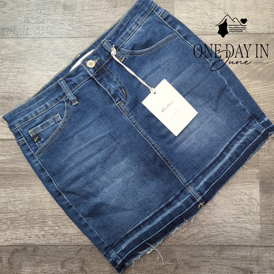 KanCan Juniors Denim Mini Skirt Size 3
