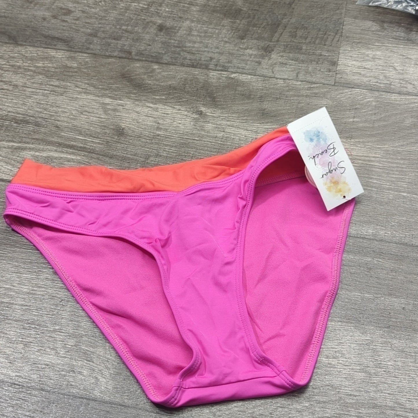 Sugar Beach High Waist Bikini Bottom Size S