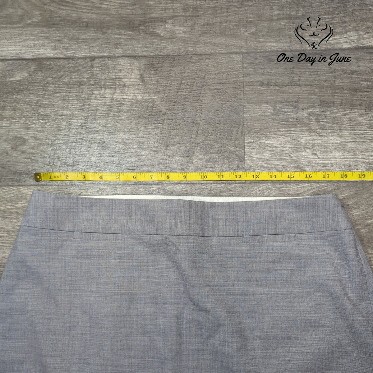 Banana Republic Wool Pencil Skirt Gray Lined Career Work NWT Size 16