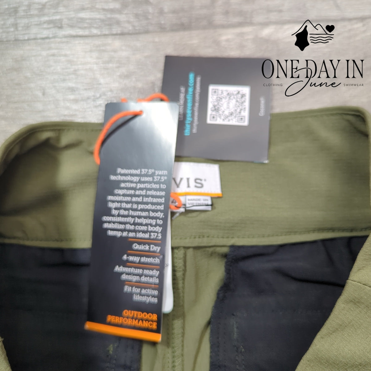Orvis Wonder Ripstop Wide Leg Crop Pants Tarragon Green NWT Size 4