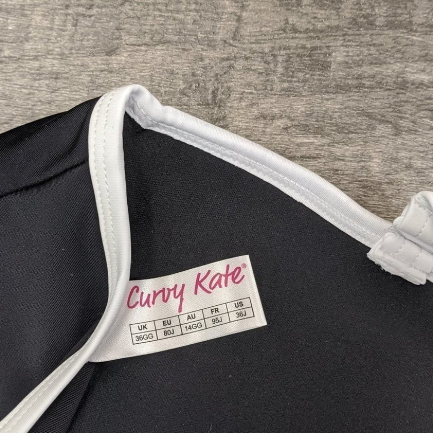 Curvy Kate Standard Tropicana Bandeau Tankini Top Size 34G