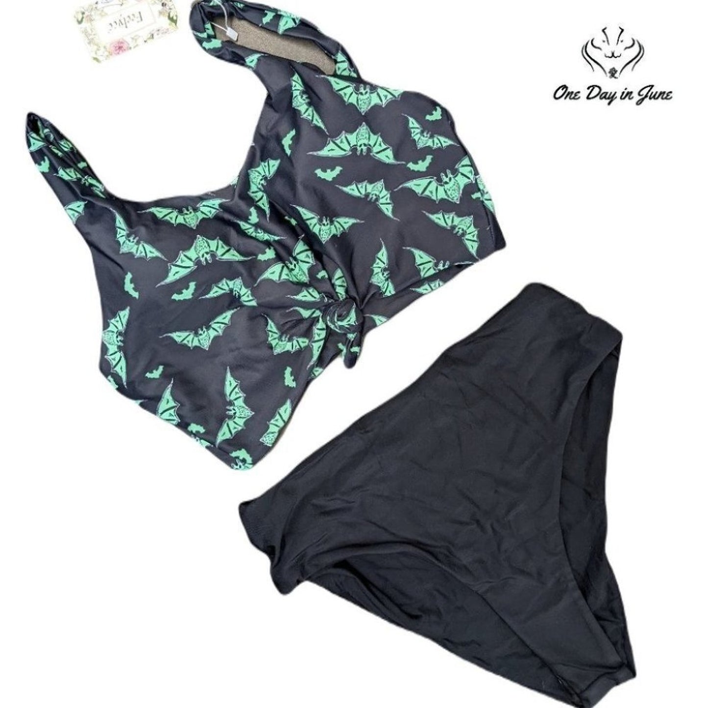 Feelycc Tie Knot Top Bikini Swimsuit Size M