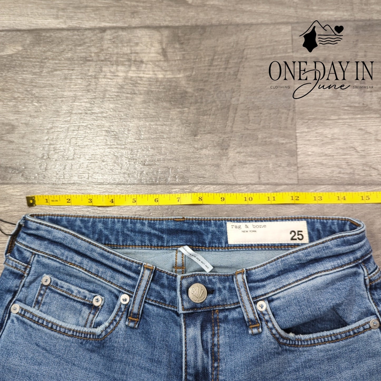 Rag & Bone The Dre Loe Rise Boyfriend Jeans Size 0 (25)