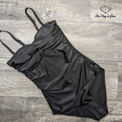 Smismivo Ruched One Piece Swimsuit Size S