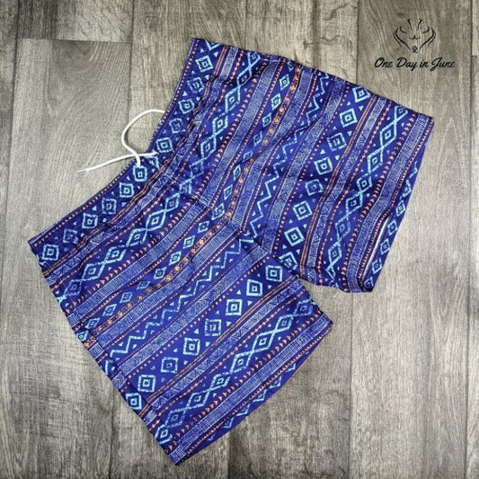 Charmo Geometric Cover Up Shorts Size 3XL