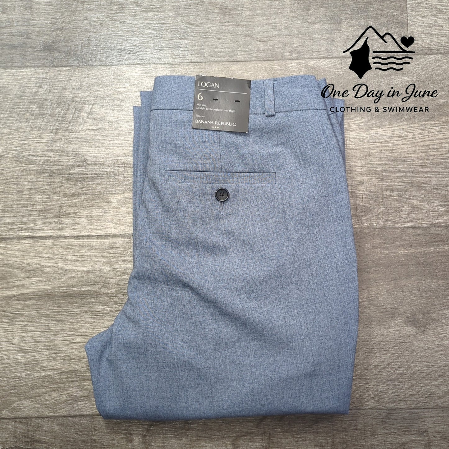 Banana Republic Mid Rise Trouser Pants Size 6