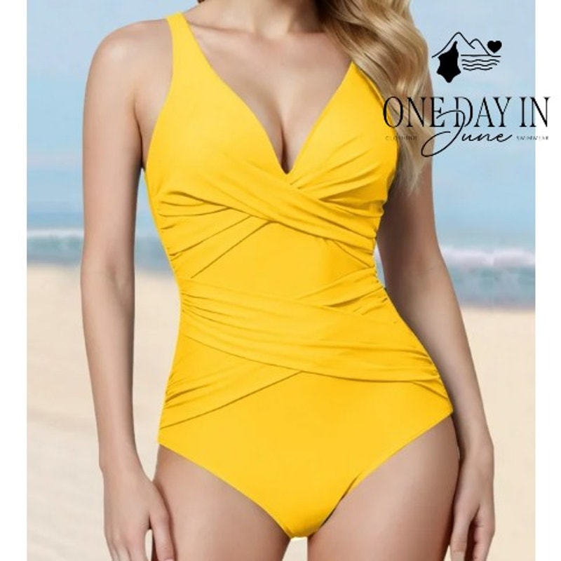 Smismivo Retro One Piece Swimsuit Size S