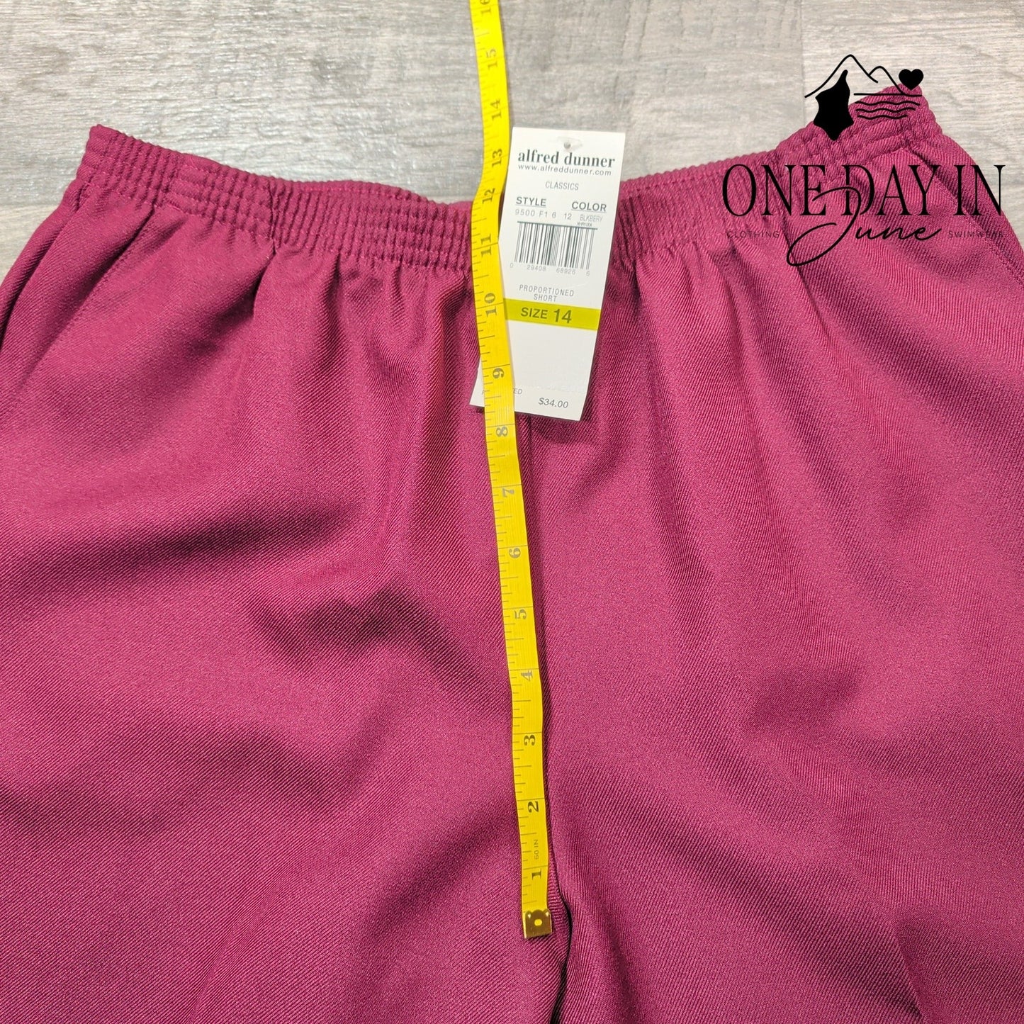 Alfred Dunner Pull On Pants Size 14