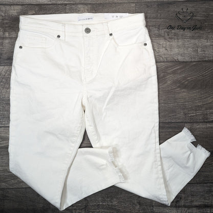 Loft Slim Pocket Skinny Crop Jeans Size 12P