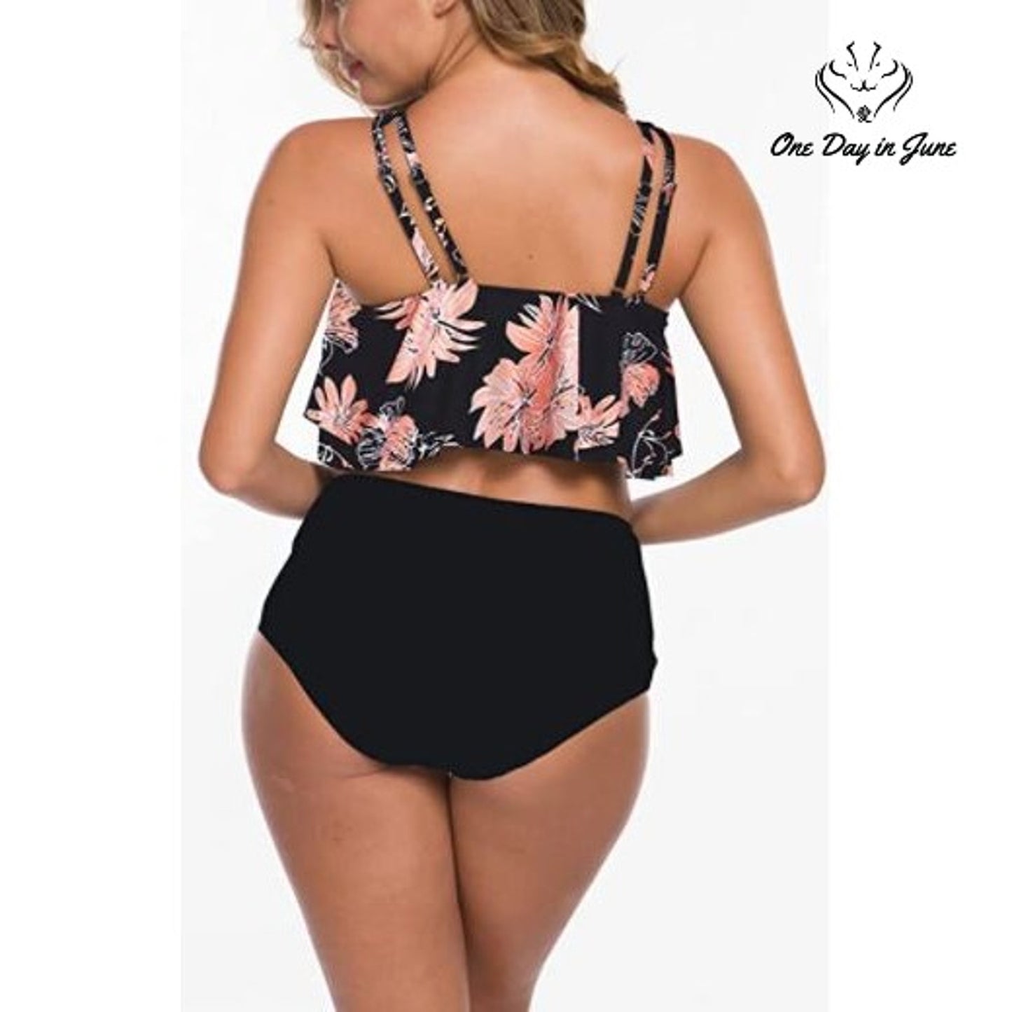 I2crazy Ruffled Flounce Bikini Swimsuit Size XL