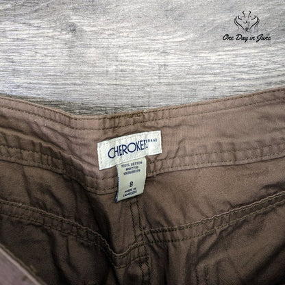 Cherokee Flat Front Shorts Size 8