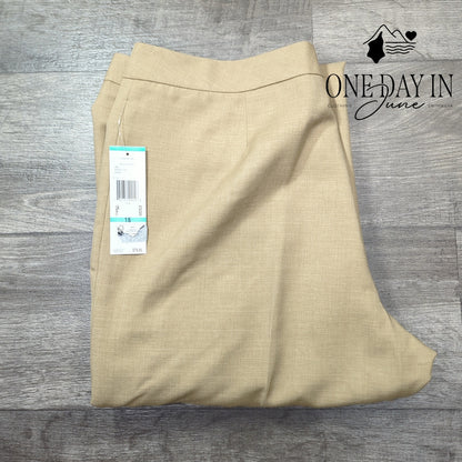Kasper Straight Leg Dress Pants Size 16
