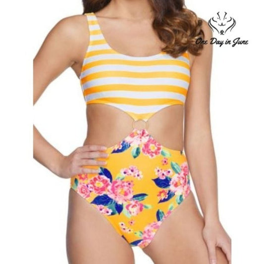 Arizona Jean Co. Juniors Tropical One Piece Size XL