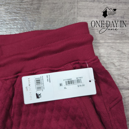 Yogalicious Quilted Jogger Sweatpants Size XL