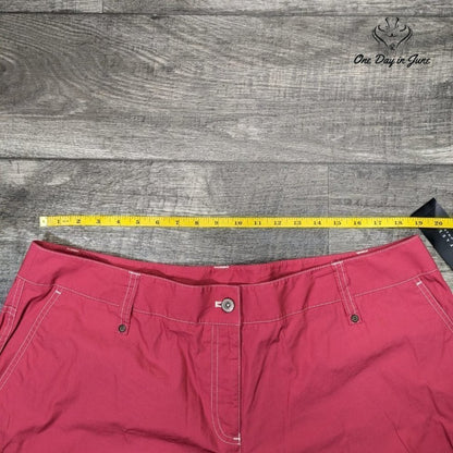 Rafaella Light Weight Poplin Capri Pants Size 18W
