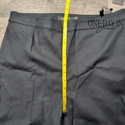 Ralph Lauren High Rise Ankle Dress Pants Black NWT Size 12