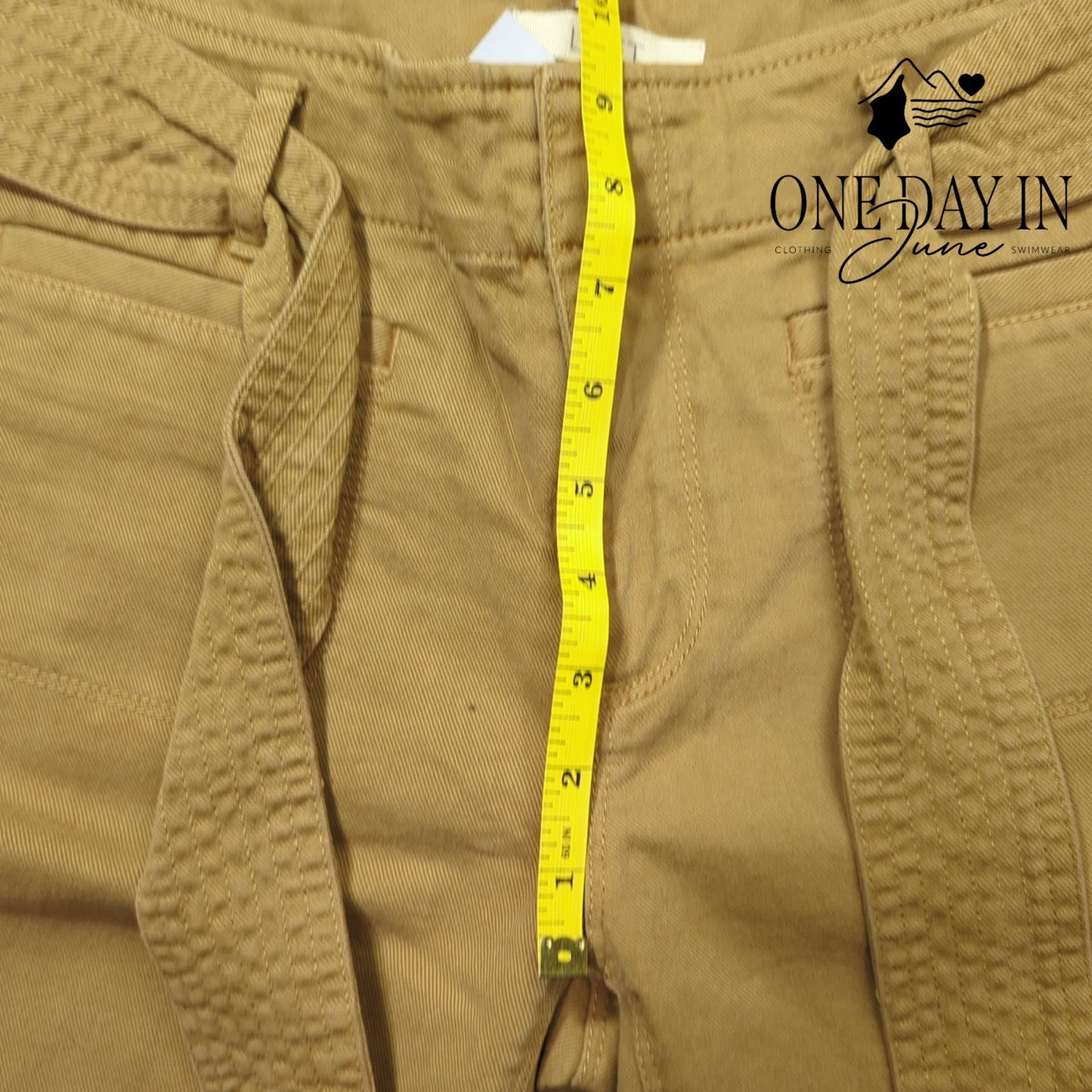 Loft Petite Belted Capri Jeans Size 2P