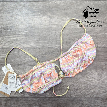 Billabong Feelin Peaceful Reversible Alina Bralette Bikini Top Size M