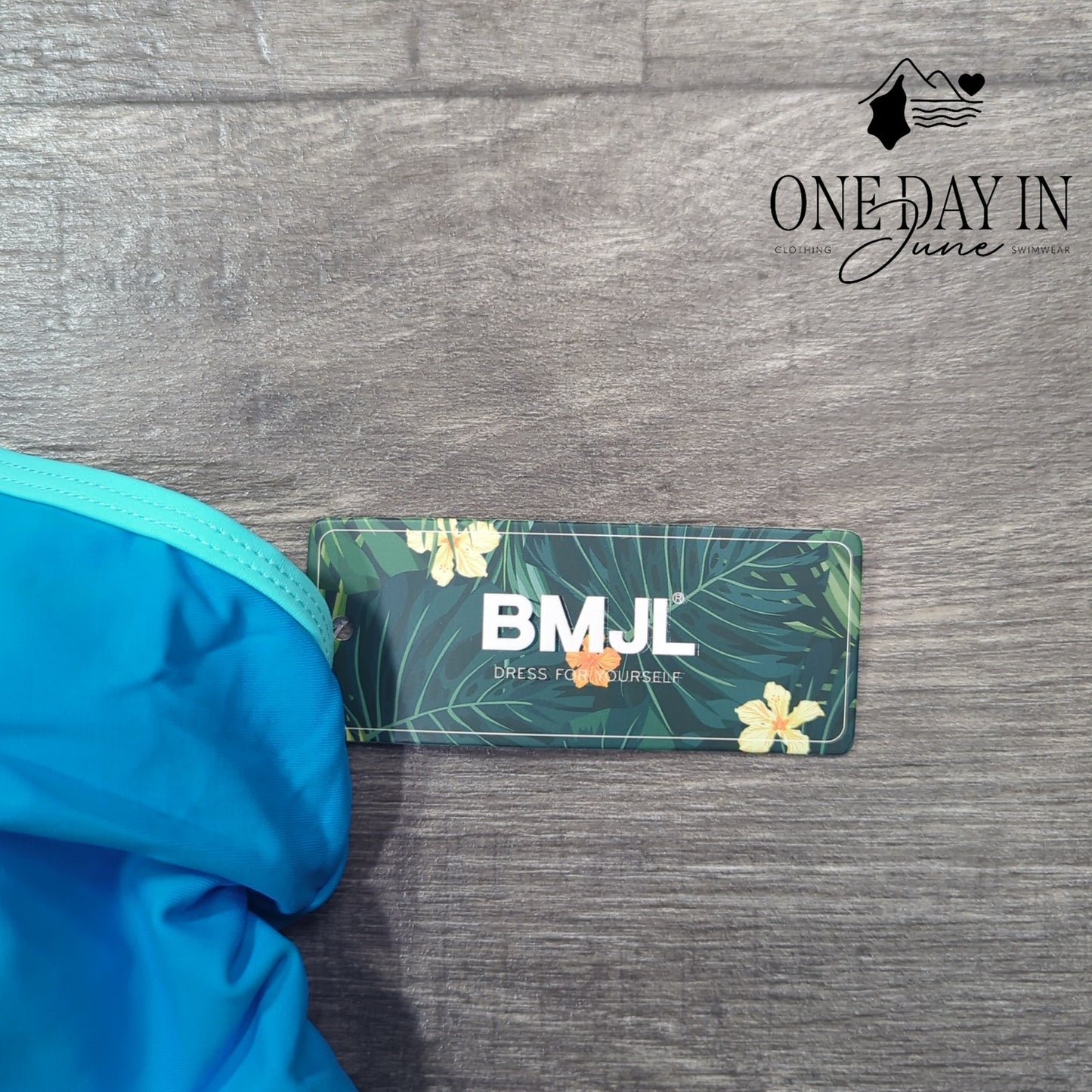 Blooming Jelly High Waist Crop Bikini Swimsuit Size 2XL