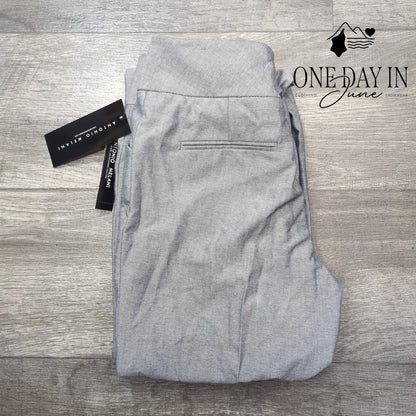 Antonio Melani Antonio Fit Flare Leg Dress Pants Gray NWT $129 Size 0