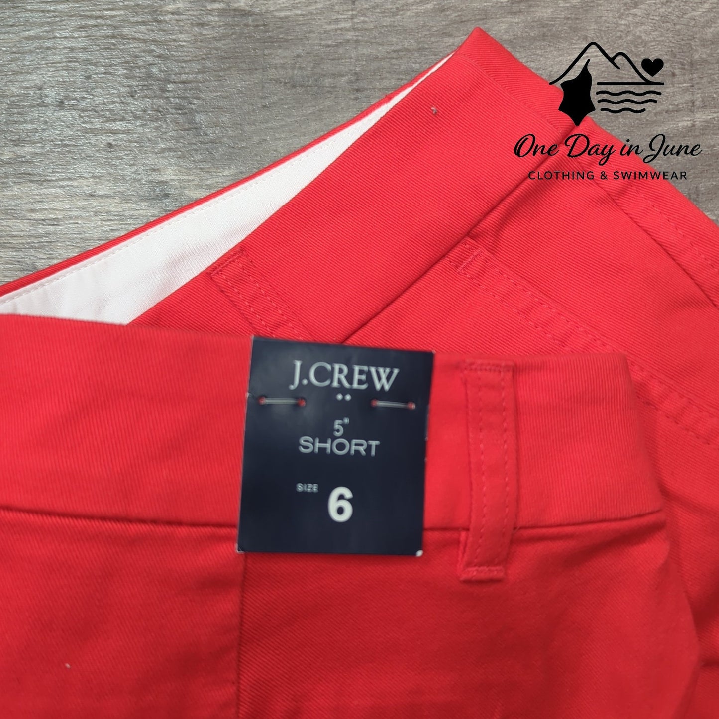 J.Crew 5" Chino Shorts Size 6