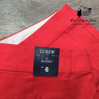 J.Crew 5" Chino Shorts Size 6