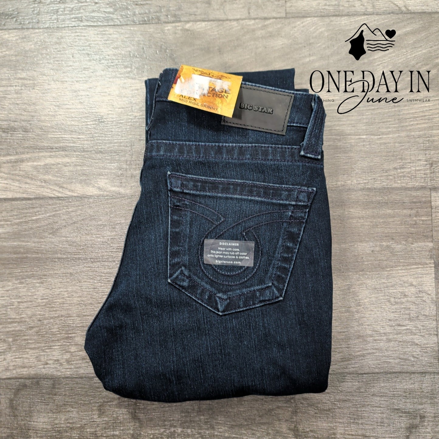 Big Star Alex Mid Rise Skinny Jeans Size 4 (27)