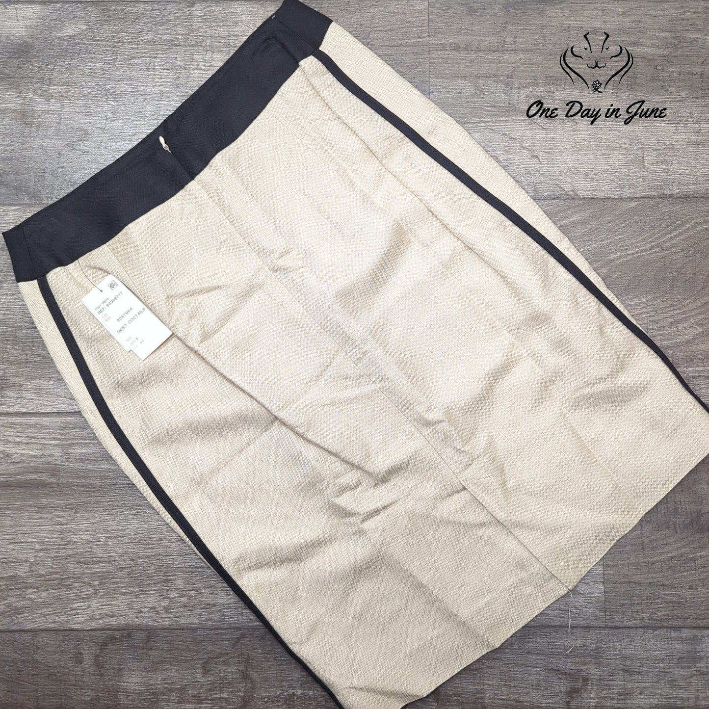 MNG Linen Pencil Skirt Size 8