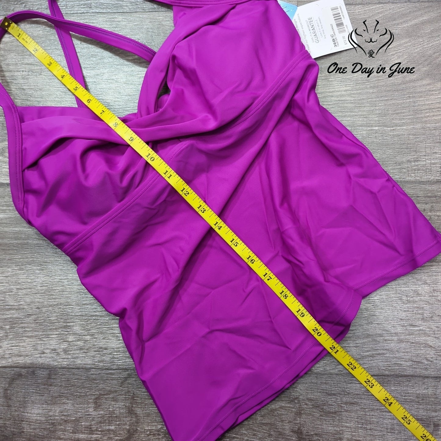 Athleta Twister Tankini Top Size 36 B/C