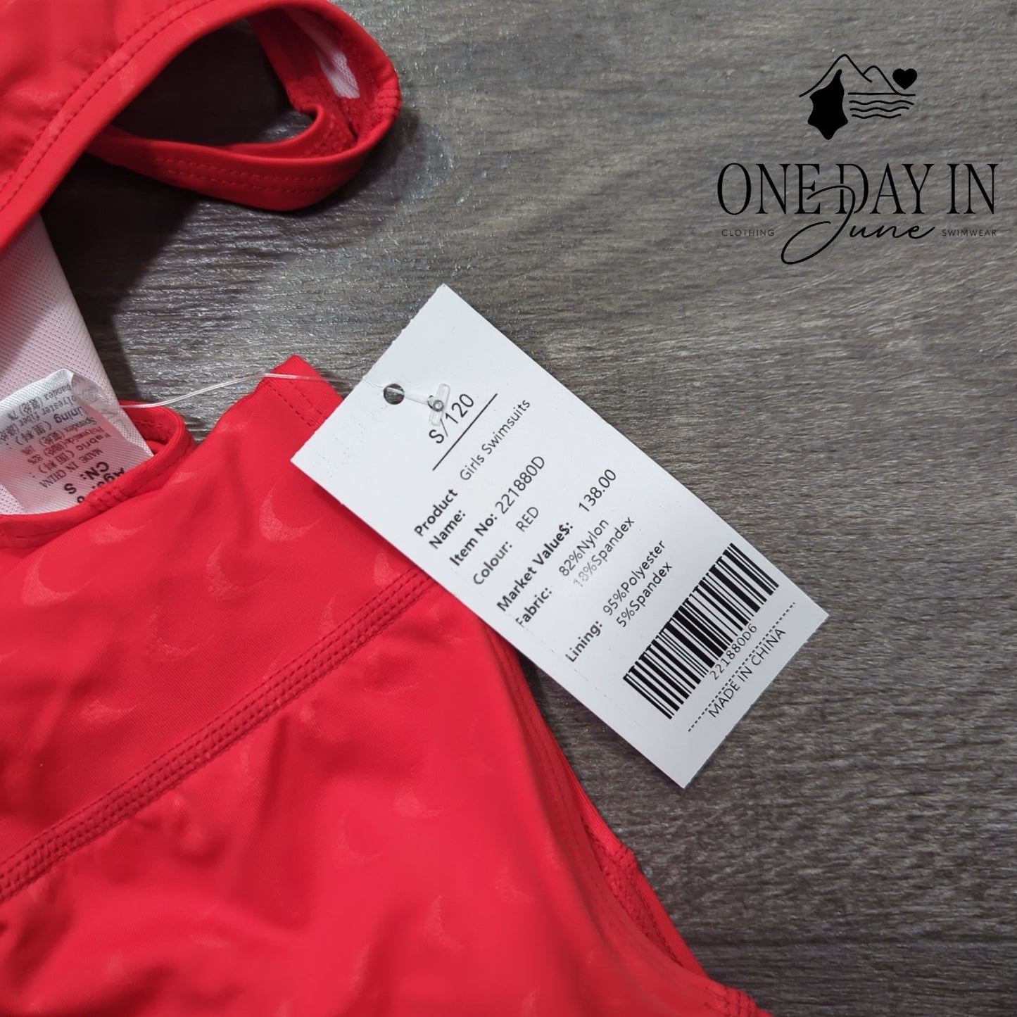 Aleumdr One Piece Swimsuit Size S (120)