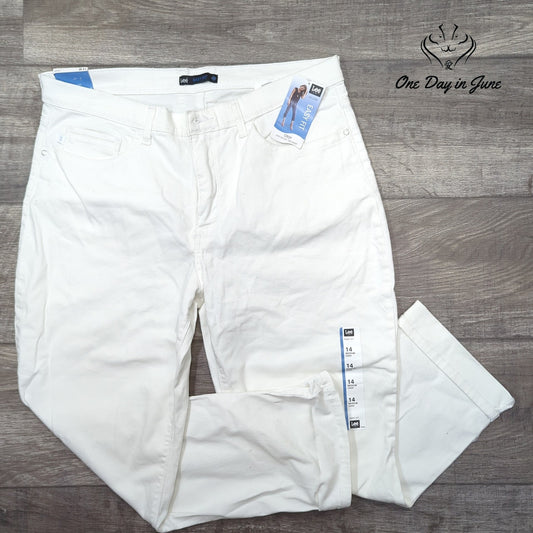 Lee Easy Fit Cropped Jeans Size 14