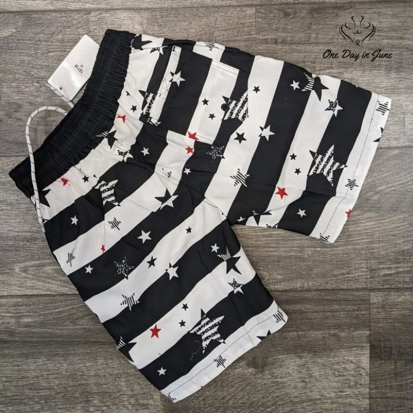 Tailor Pal Love Pocketed Board Shorts Swimsuit Size M