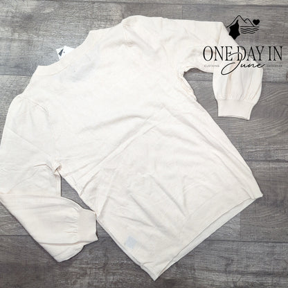 Premise Pull Over Knit Long Sleeve Sweater Size M