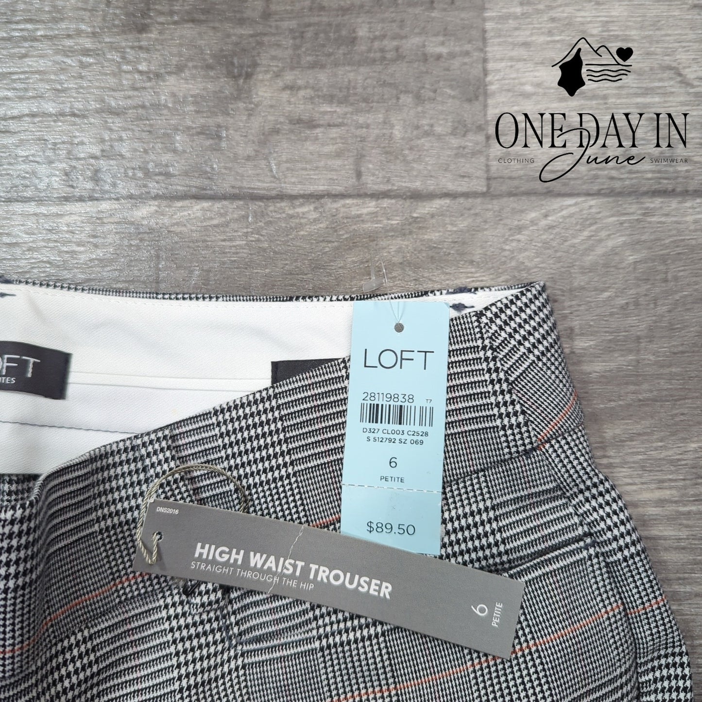 Loft Petite High Waist Trouser Pants Size 6P