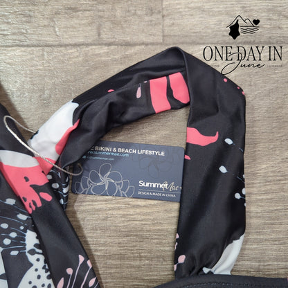 Summer Mae Floral Boyshort Swimdress Swimsuit Size 2XL