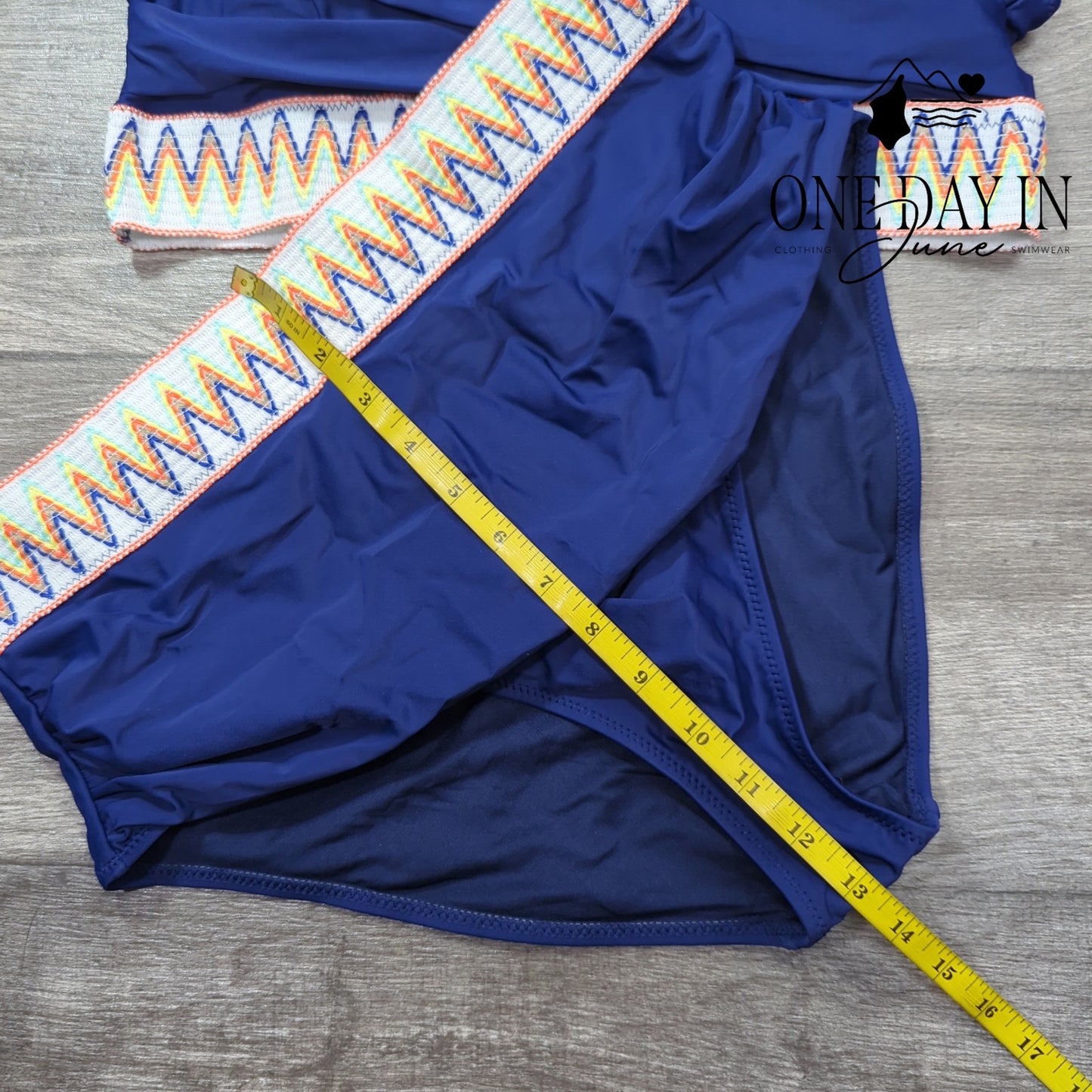 Blooming Jelly Twist Front High Waist Bikini Swimsuit Size XL