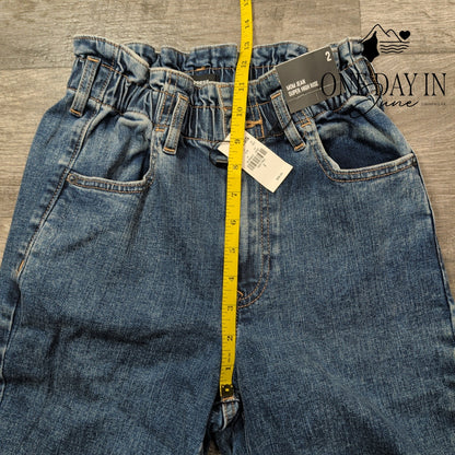 Express Super High Rise Mom Jeans Size 2