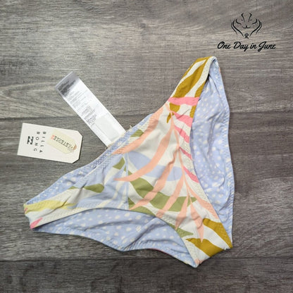 Billabong Tropic Jungle Lowrider Bikini Bottom Reversible Floral NWT Size M