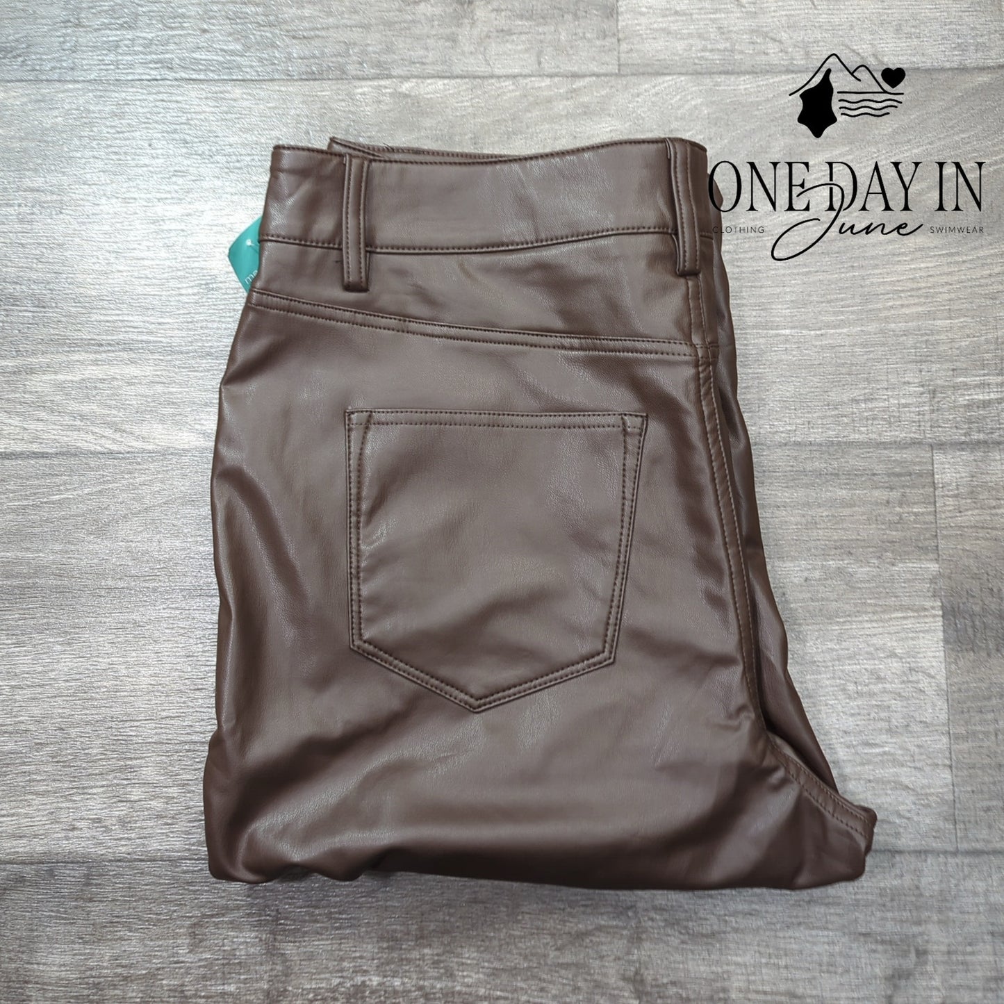 Maurices Faux Leather Slim Pants Size 14