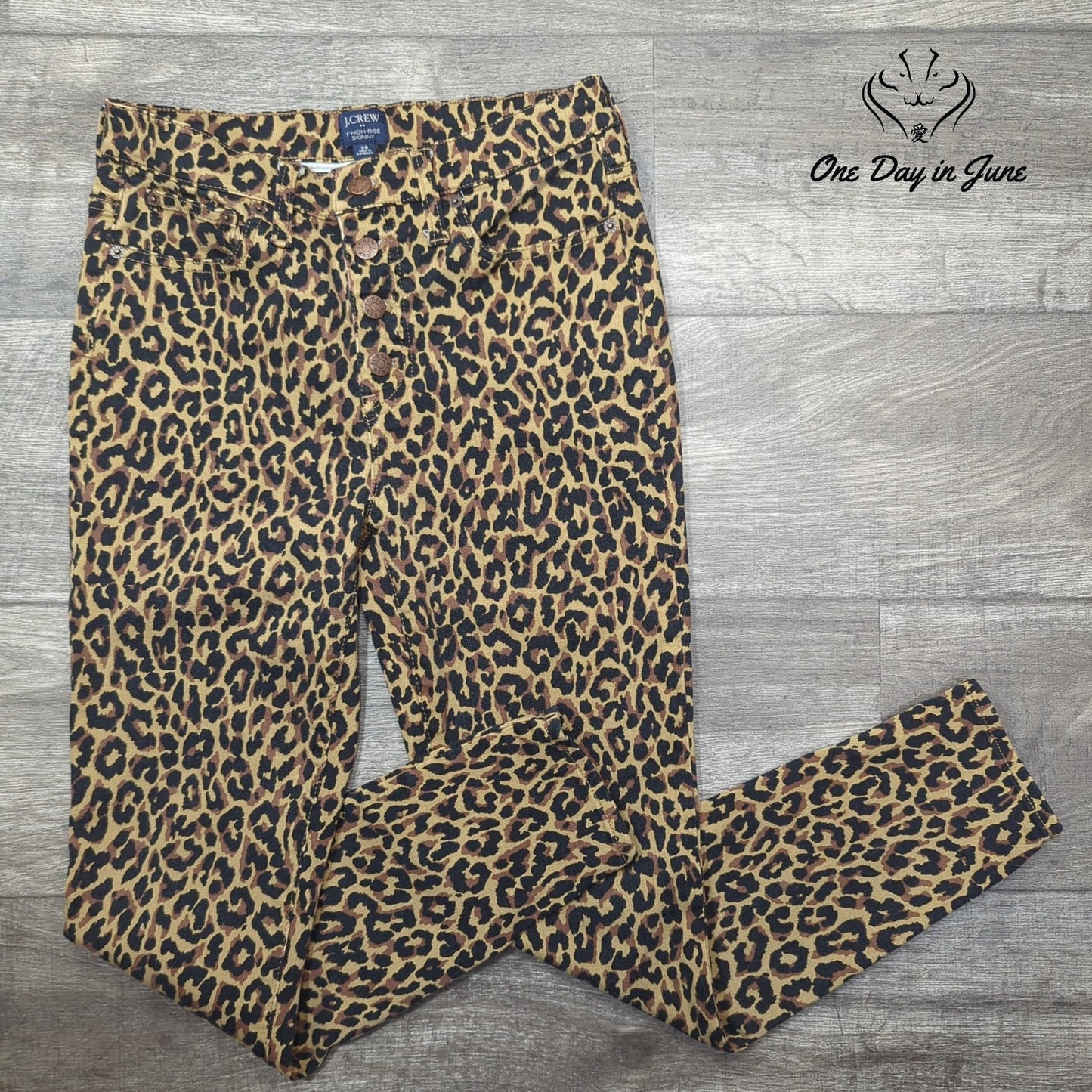 J.Crew 9" High Rise Skinny Jeans Size 28 (6)
