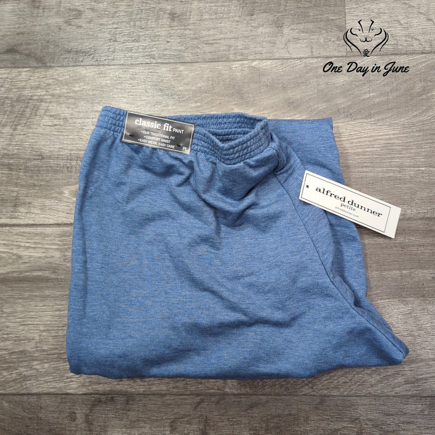 Alfred Dunner Petite Proportioned Short Pull On Pants Size PL