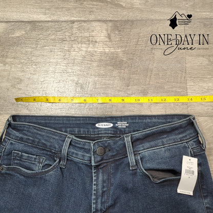 Old Navy Rock Star Super Skinny Mid Rise Jeans Size 8