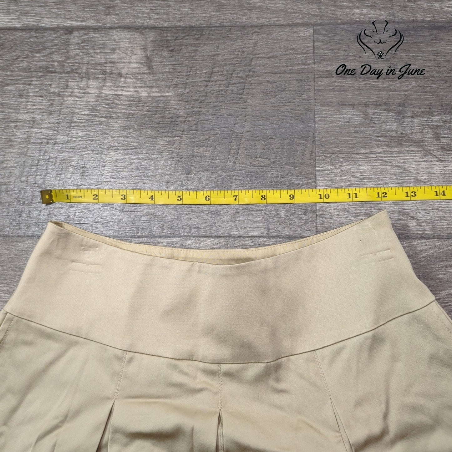 White House Black Market A Line Pleated Mini Skirt Size 2