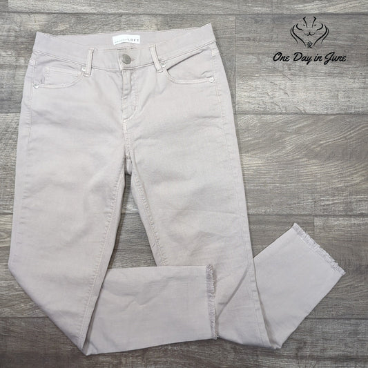Loft Modern Skinny Crop Jeans Size 2