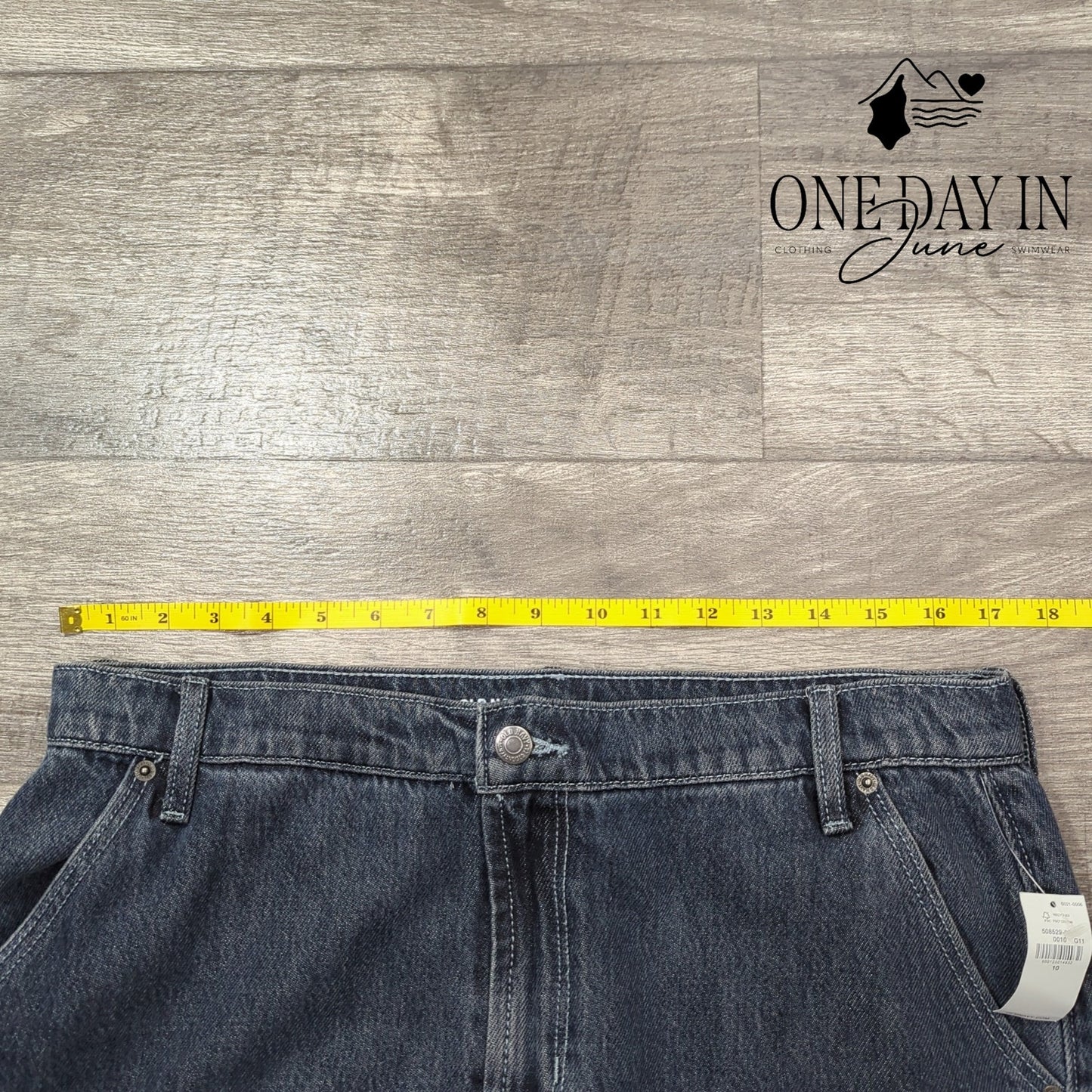 Old Navy Drapey Denim Mid Rise Skirt Size 10