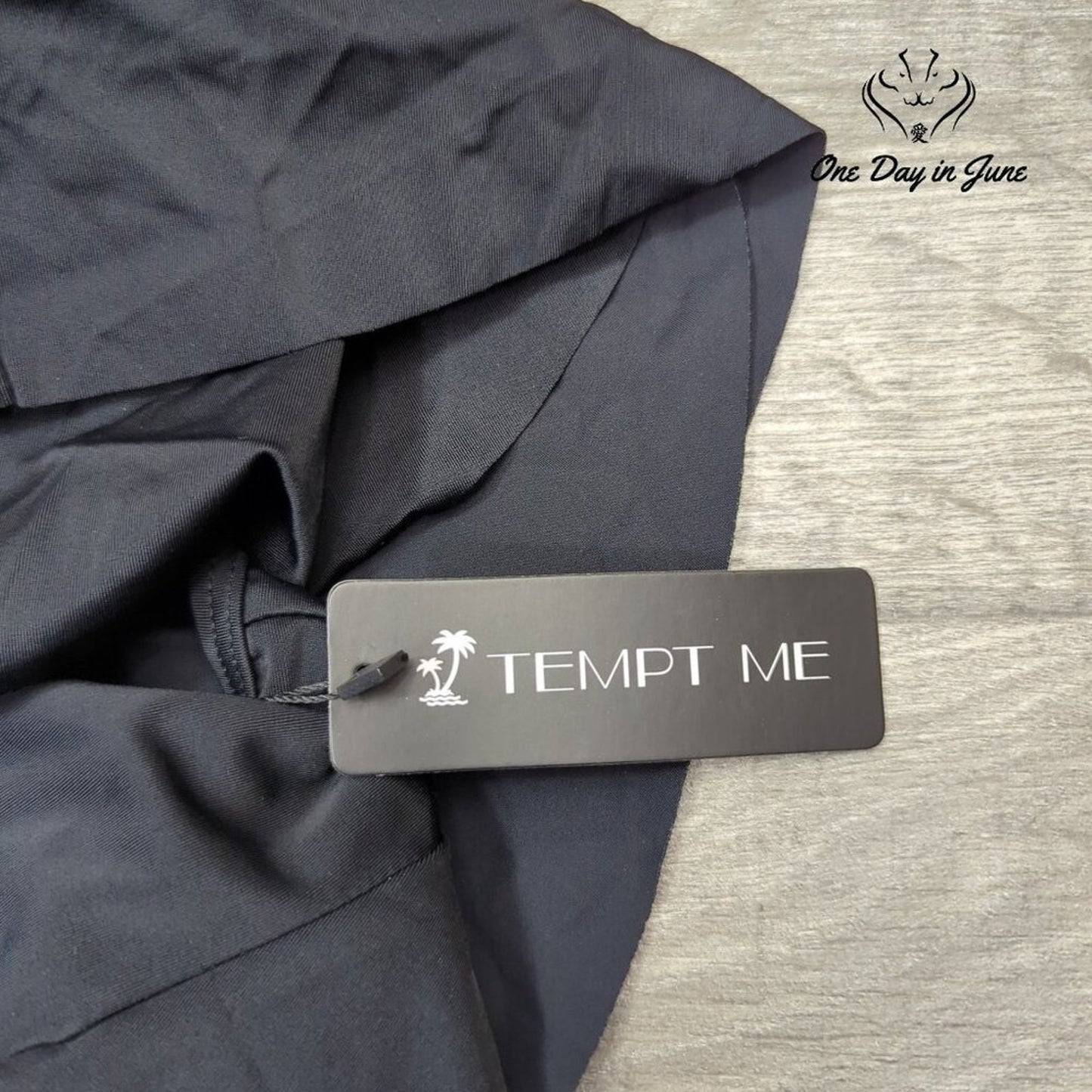 Tempt Me Off Shoulder Bikini Swimsuit Size L